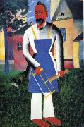 Kazimir Malevich On Vacation oil on canvas